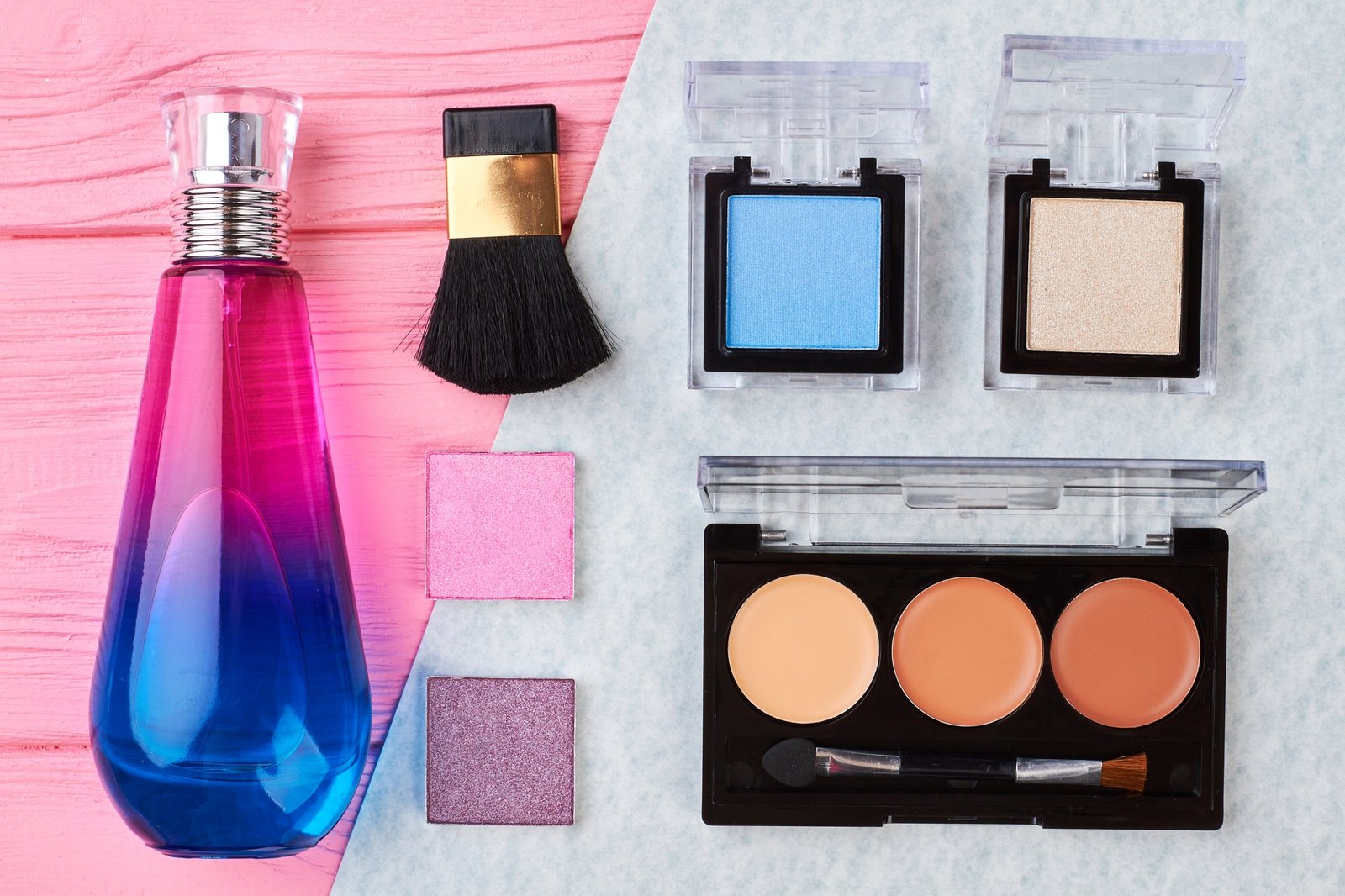 Cosmetics and makeup, perfume.